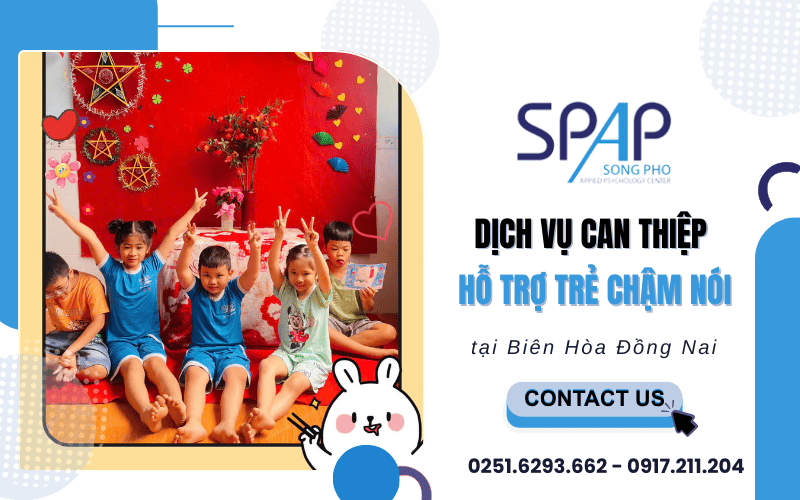 can thiệp hỗ trợ trẻ chậm nói