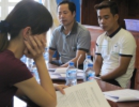 Trung tâm Sông Phố họp phụ huynh định kì quý I năm 2016