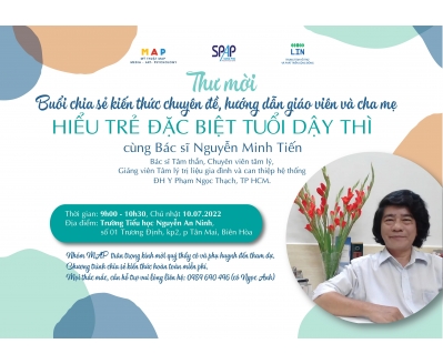 Phụ huynh và giáo viên cùng hào hứng tham gia buổi trò chuyện về giáo dục giới tính cho trẻ đặc biệt: HIỂU TRẺ ĐẶC BIỆT TUỔI DẬY THÌ 